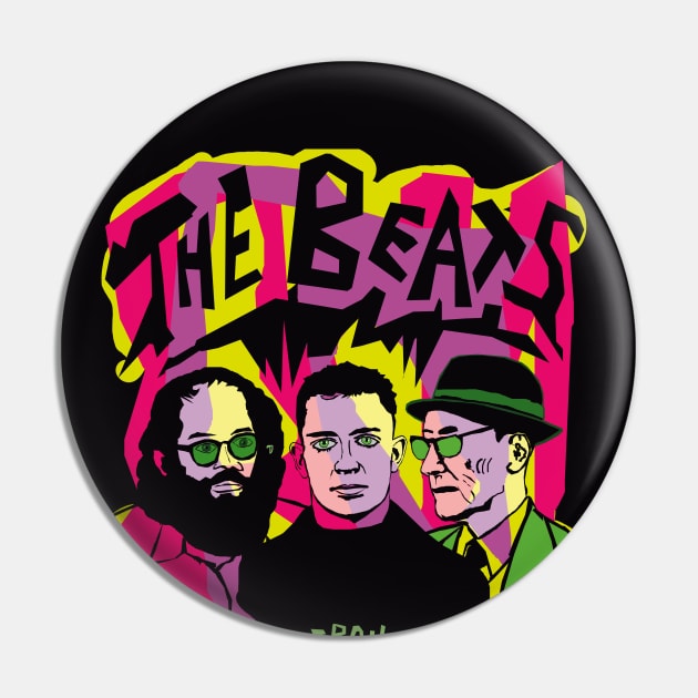 The Beats: Ginsberg,  Kerouac, Burroughs Pin by Exile Kings 