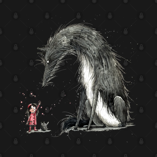 Rotkäppchen und der Wolf - Little Red Riding Hood by JunieMond