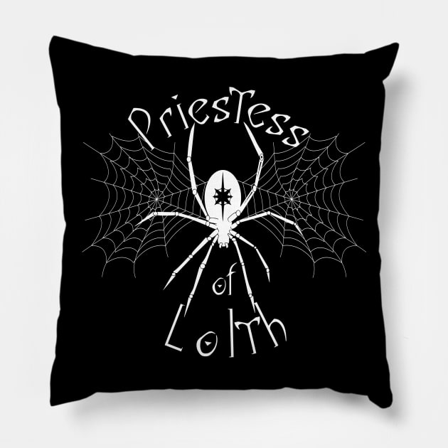 Priestess of Lolth Pillow by KennefRiggles