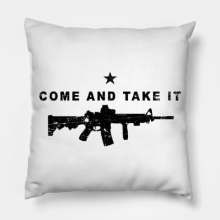 Come and Take It AR15 - Distressed Pillow