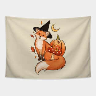 Foxy Witch in training Tapestry