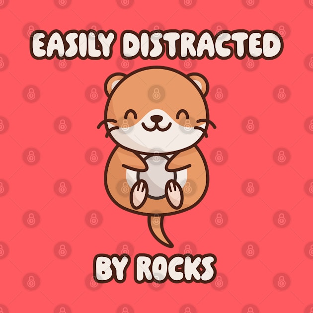 Easily Distracted by Rocks: Cute Otter by CallamSt