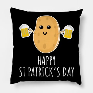 Happy St Patrick's Day Pillow