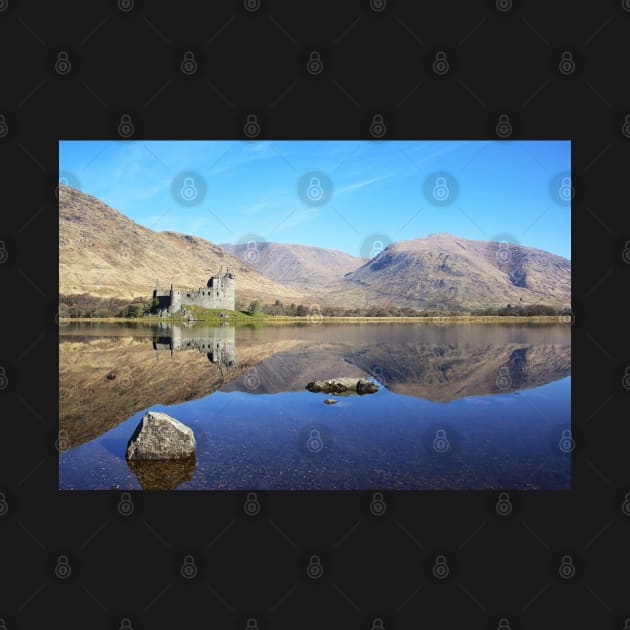 Kilchurn Castle Reflections by Jane Braat