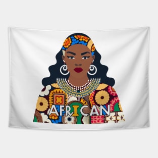 African Woman Tapestry