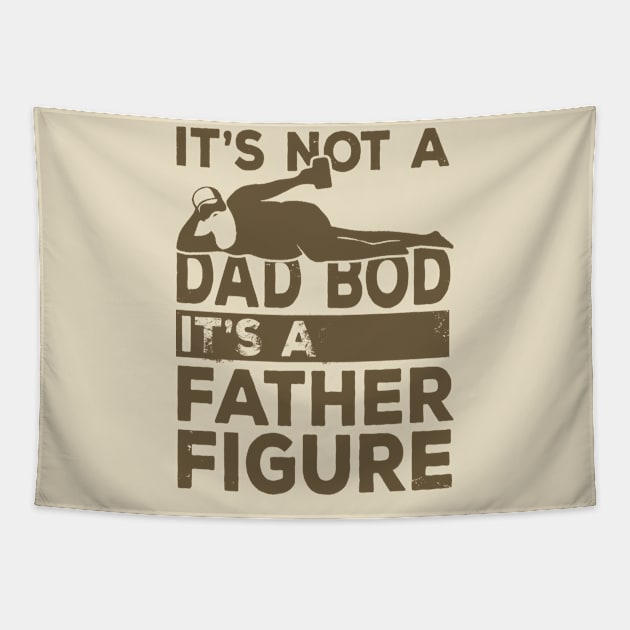 Dad Bod Father Figure Beer Lover Tapestry by Studio Hues