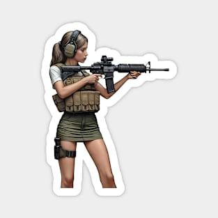 Tactical Girl Magnet