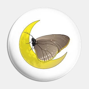 Butterfly Moon Pin