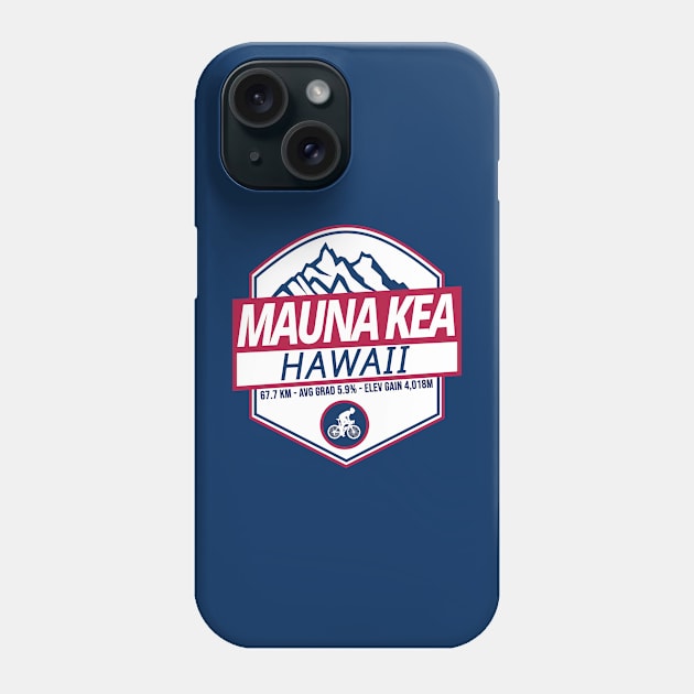 Mauna Kea Cycling in Hawaii Phone Case by zap