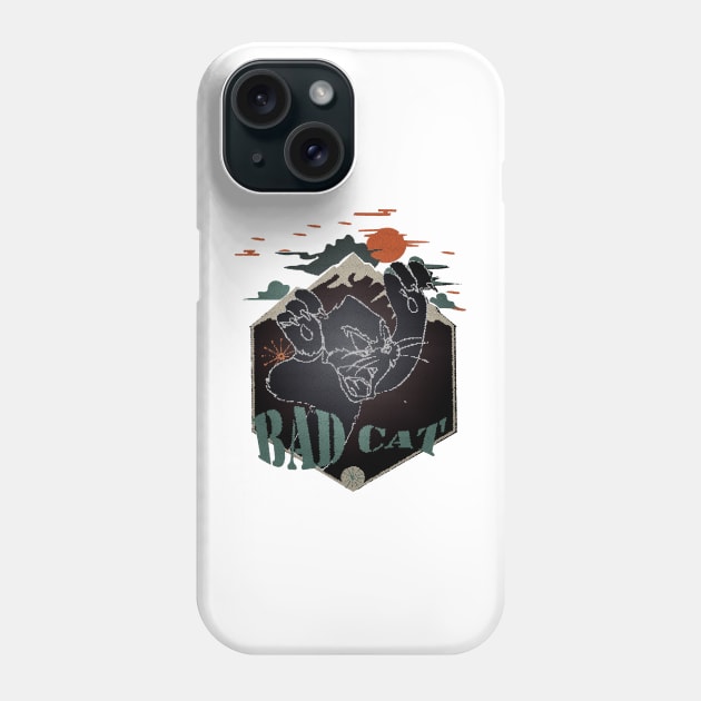 bad cat evil face Phone Case by jaml-12