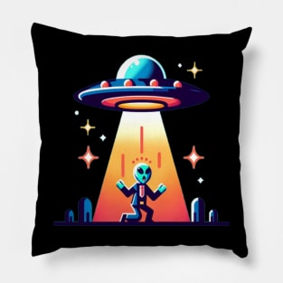 Alien invitation Pillow