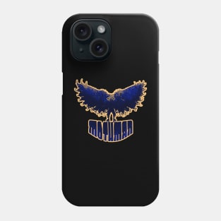 Mothman West Virginia Wing Humanoid Moth Retro Vintage Purple Phone Case