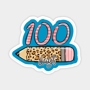 100 Days of School Girl Magnet