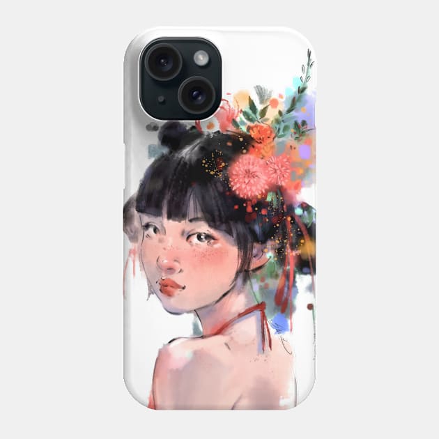 Lunar New Year Blossome Phone Case by christinechangart