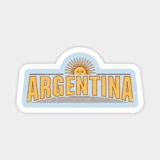 Argentina Sun of May Magnet
