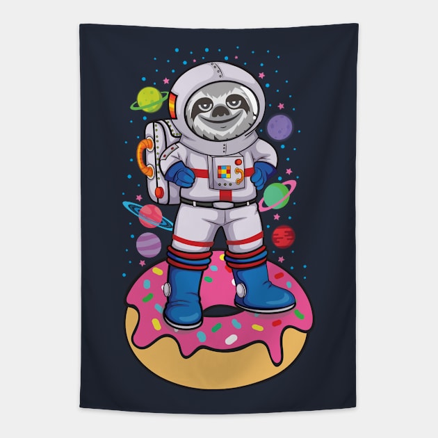 Space Sloth Tapestry by Plushism