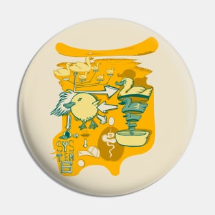 Duck Territory Pin