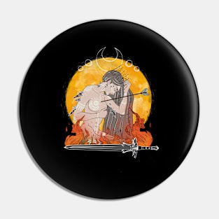 Girl and broken love Pin