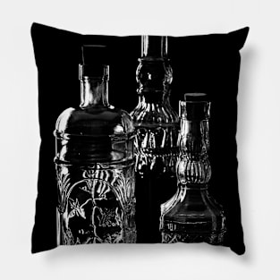 Glass Bottles Pillow