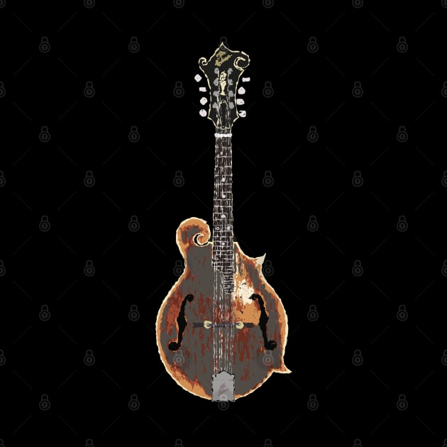 Bill Monroe Iconic Mandolin by Daniel Cash Guitar