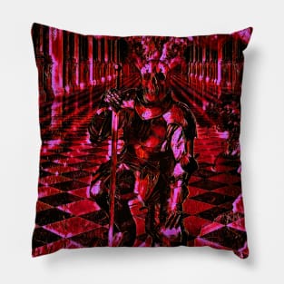 Undead warrior (Red) Pillow