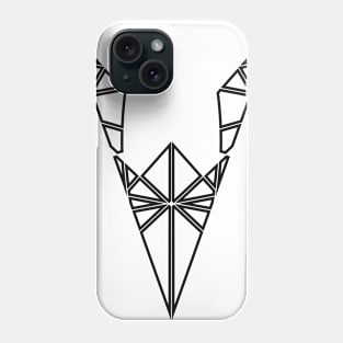 Abstract Deer Outline Phone Case