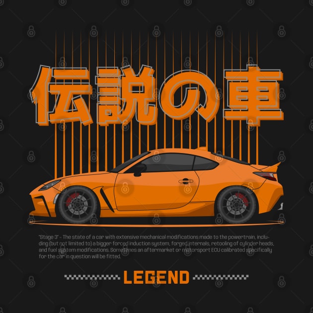 Tuner Orange GR86 JDM by GoldenTuners