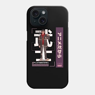 Anime Boy It's Not Cartoons It's Anime l Otaku Anime Lover Phone Case