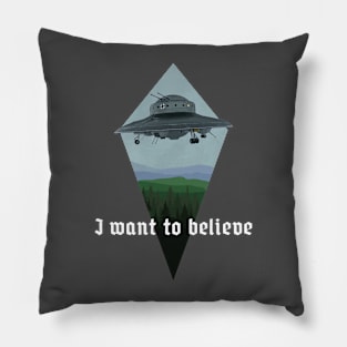 I Want To Believe In Haunebu II Pillow