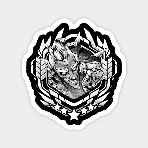 Junkrat Magnet by RobotCatArt