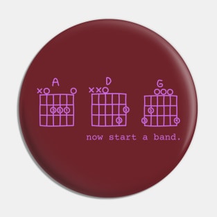 Now start a band - The OC - Seth Cohen Inspired Design Pin