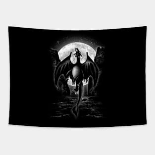Moonlight Flame Tapestry