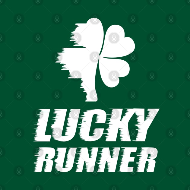 Lucky Runner St. Patrick's Day Funny by KsuAnn