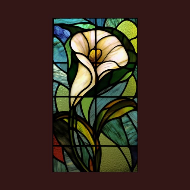 Calla Lily Stained Glass by Kertz TheLegend