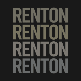 Gray Text Art Renton T-Shirt