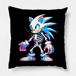 skeleton sonic Pillow