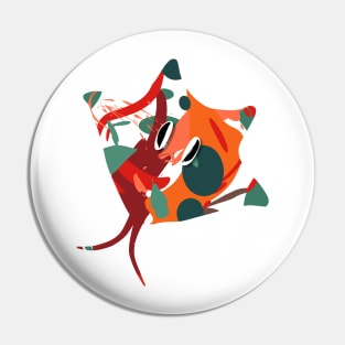 Stingray Paint Splash Pin