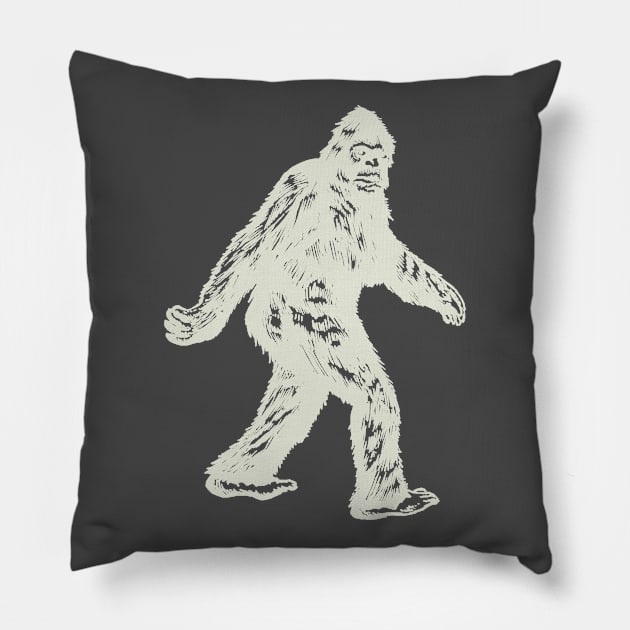 Bigfoot Pillow by AtomicMadhouse