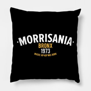 New York Bronx - New York Bronx Schriftzug - Bronx Logo - Morrisania Pillow