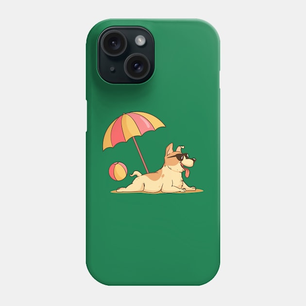 Pool Dog Party Phone Case by Mako Design 