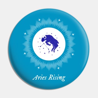 Aries Rising Astrology Chart Zodiac Sign Ascendant Pin