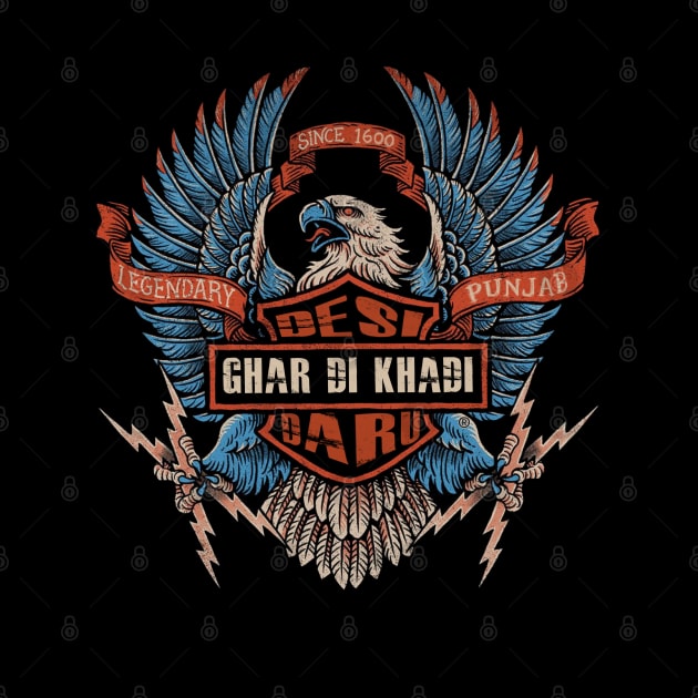 Desi Daru Eagle by SAN ART STUDIO 