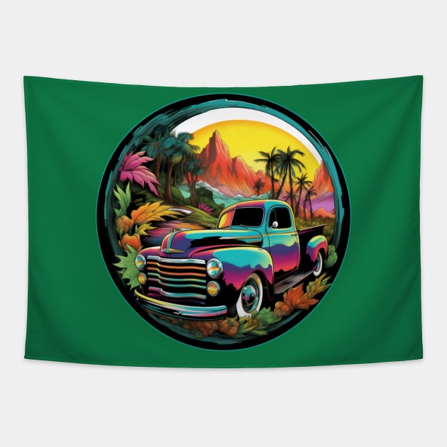 Classic Truck Tapestry by Urban Archeology Shop Gallery