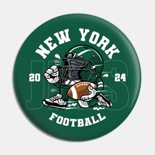 New York Football Pin