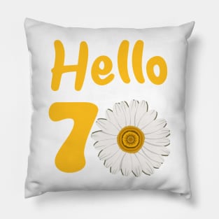 70th Birthday Pillow