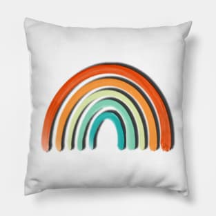 beautiful rainbow Pillow