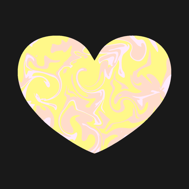 Pangender Pride Marble Heart by nochi