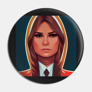 Melania Trump | Comics Style Pin