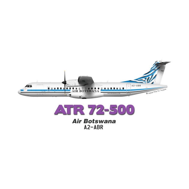 Avions de Transport Régional 72-500 - Air Botswana by TheArtofFlying