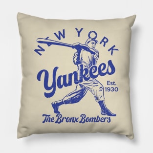 Vintage Old Style New York Yankees Pillow